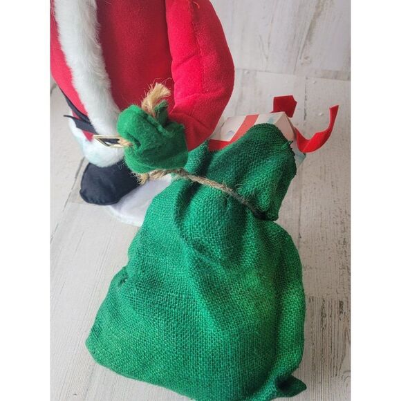 Annalee 1989 AS IS santa claus 16" large toy sack bag Xmas figure - Picture 6 of 16
